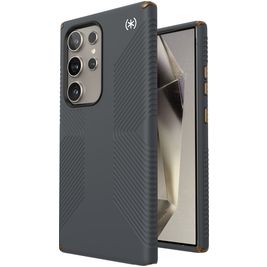 Speck Presidio2 Grip Samsung Galaxy S24 Ultra Hoesje Hardcase Backcover Shockproof - Charcoal Grey