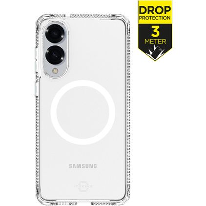 ITSKINS Level 2 HybridMagClear R Doorzichtig Samsung Galaxy S25 Edge MagSafe Hoesje Hardcase Backcover Shockproof - Transparant