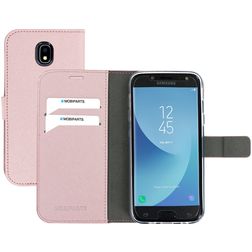 Mobiparts Saffiano Wallet Samsung Galaxy J5 (2017) Hoesje Bookcase Portemonnee - Roze
