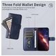 Mobigear Zipper iPhone 17 Hoesje Bookcase Portemonnee - Blauw