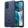 Mobigear Rugged Shield Motorola Moto G42 Hoesje Flexibel TPU Backcover Shockproof - Blauw