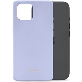 Mobilize Rubber Gelly iPhone 15 Hoesje Flexibel TPU Backcover - Pastel Purple