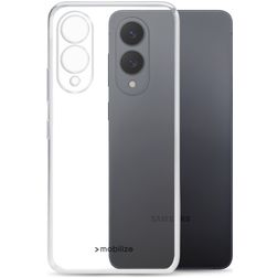 Mobilize Gelly Doorzichtig Samsung Galaxy S25 Edge Hoesje Flexibel TPU Backcover - Transparant