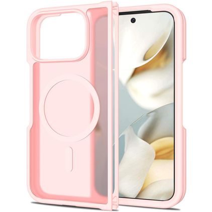 Mobigear Shockproof Google Pixel 10 Pro Fold MagSafe Hoesje Hardcase Backcover - Roze