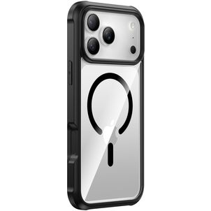 Valenta Full Cover Doorzichtig iPhone 18 Pro MagSafe Hoesje Gehard glas Backcover Shockproof - Transparant