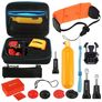 Puluz GoPro Mount Accessoires Starter Pack 14 Delig + Tas Zwart