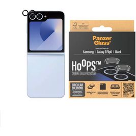 PanzerGlass Hoops Samsung Galaxy Z Flip 6 Glazen Camera Lens Protector - Case Friendly - Zwart