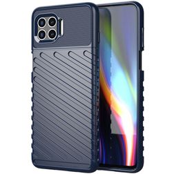 Mobigear Groove Motorola Moto G 5G Plus Hoesje Flexibel TPU Backcover - Blauw