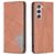 Mobigear Rhombus Slim Samsung Galaxy S24 Hoesje Bookcase - Bruin