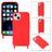 Mobigear Lanyard iPhone 14 Plus Siliconen Hoesje met koord - Rood