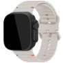 Mobilize Buckle Siliconen Apple Watch Bandje Gespsluiting - 49/46/45/44 mm - Sterrenlicht