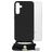 Mobilize Lanyard Gelly Samsung Galaxy S24 Plus Flexibel TPU Hoesje met koord - Zwart
