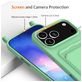 Mobigear Lanyard Card iPhone 17 Pro Siliconen Hoesje met koord en Pasjeshouder - Groen