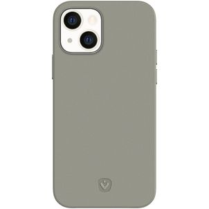 Valenta Snap Luxe iPhone 13 Mini Hoesje Echt Leer Backcover - Grijs