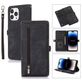 Mobigear Zipper iPhone 14 Pro Max Hoesje Bookcase Portemonnee - Zwart