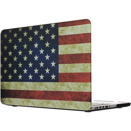 Mobigear Design MacBook Pro 15 Inch (2012-2015) Hoes Hardshell Laptopcover MacBook Case - US Flag - Model A1398