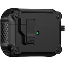 Mobigear Armor Clip Apple AirPods Pro 2 Hardcase Hoesje - Zwart