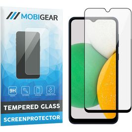 Mobigear Premium Samsung Galaxy A03 Glazen Screenprotector - Case Friendly - Zwart