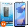Mobigear Premium OPPO A16s Glazen Screenprotector - Case Friendly - Zwart (2-Pack)