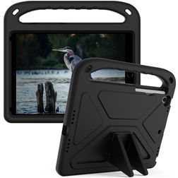 Mobigear AeroArmor iPad 9 (2021) Kinder Tablethoes met Handvat + Stylus Houder - Zwart
