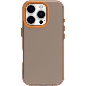 Mobigear Crystal iPhone 16 Pro Max Hoesje Hardcase Backcover - Oranje