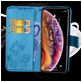 Mobigear Clover iPhone XR Hoesje Bookcase Portemonnee - Blauw