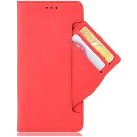 Mobigear Slide Wallet POCO F4 GT Hoesje Bookcase Portemonnee - Rood
