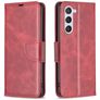 Mobigear Excellent Samsung Galaxy S25 Hoesje Bookcase Portemonnee - Rood