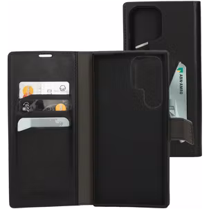 Mobiparts Classic Wallet Samsung Galaxy S23 Ultra Hoesje Bookcase Portemonnee - Zwart