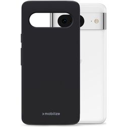 Mobilize Rubber Gelly Google Pixel 8 Hoesje Flexibel TPU Backcover - Matt Black