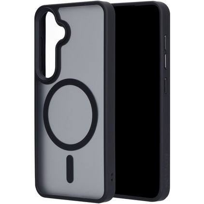 Mobiparts Hardcover Samsung Galaxy S25 MagSafe Hoesje Hardcase Backcover - Satin Black