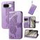 Mobigear Butterfly Google Pixel 8 Hoesje Bookcase Portemonnee - Paars