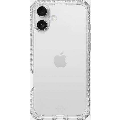 ITSKINS Level 2 SpectrumClear R Doorzichtig iPhone 16 Hoesje Flexibel TPU Backcover Shockproof - Transparant