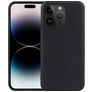 Mobigear Basics iPhone 15 Pro Hoesje Flexibel TPU Extra Dun Backcover - Zwart
