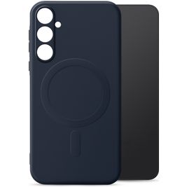 My Style Protective Flex Samsung Galaxy A35 MagSafe Hoesje Flexibel TPU Backcover - Marineblauw