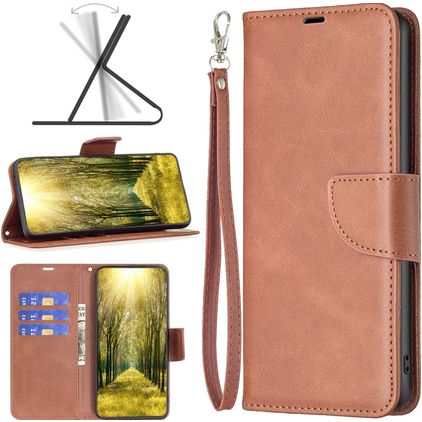 Mobigear Excellent Google Pixel 7a Hoesje Bookcase Portemonnee - Bruin