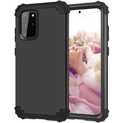 Mobigear Ultra Tough Samsung Galaxy S20 Plus Hoesje Hardcase Backcover Shockproof - Zwart