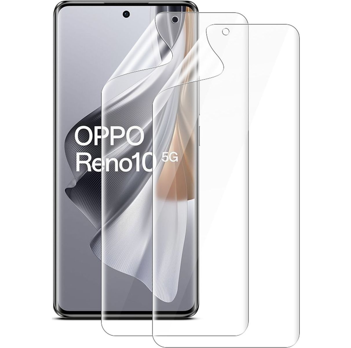 Ibywind Schutzfolie Set Für Oppo Reno10 5G (6,7 Zoll) | 2x TPU Displayschutz + 1x Metall-Kameraschutz | Blasenfrei, Selbstheilend