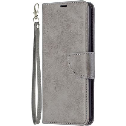 Mobigear Excellent Nokia 1.4 Hoesje Bookcase Portemonnee - Grijs