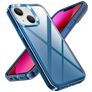 Mobigear Crystal iPhone 14 Plus Hoesje Hardcase Backcover - Blauw
