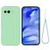 Mobigear Rubber Touch Google Pixel 10a Siliconen Hoesje Backcover - Groen