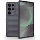 Mobigear Bumpy Samsung Galaxy S25 Ultra Hoesje Flexibel TPU Backcover - Grijs