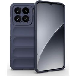 Mobigear Bumpy Xiaomi 15 Hoesje Flexibel TPU Backcover - Donkerblauw