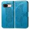 Mobigear Butterfly Google Pixel 8a Hoesje Bookcase Portemonnee - Blauw