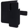 Mobiparts Samsung Galaxy A57 Hoesje Echt Leer Uitneembare 2in1 Bookcase Portemonnee - Zwart