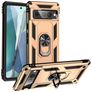Mobigear Armor Ring Google Pixel 7 Pro Hoesje Hardcase Backcover Shockproof met Ringhouder - Goud