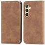 Mobigear Retro Slim Samsung Galaxy S25 Plus Hoesje Bookcase Portemonnee - Bruin