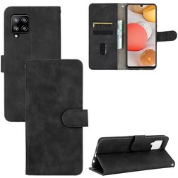 Mobigear Retro Samsung Galaxy A42 Hoesje Bookcase Portemonnee - Zwart