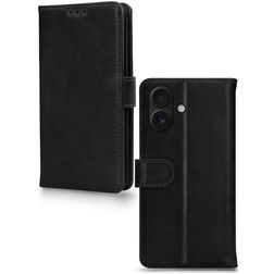 Mobilize Premium Gelly iPhone 17 Hoesje Bookcase Portemonnee - Zwart