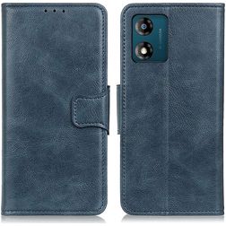 Mobigear Classy Motorola Moto E13 Hoesje Bookcase Portemonnee - Blauw